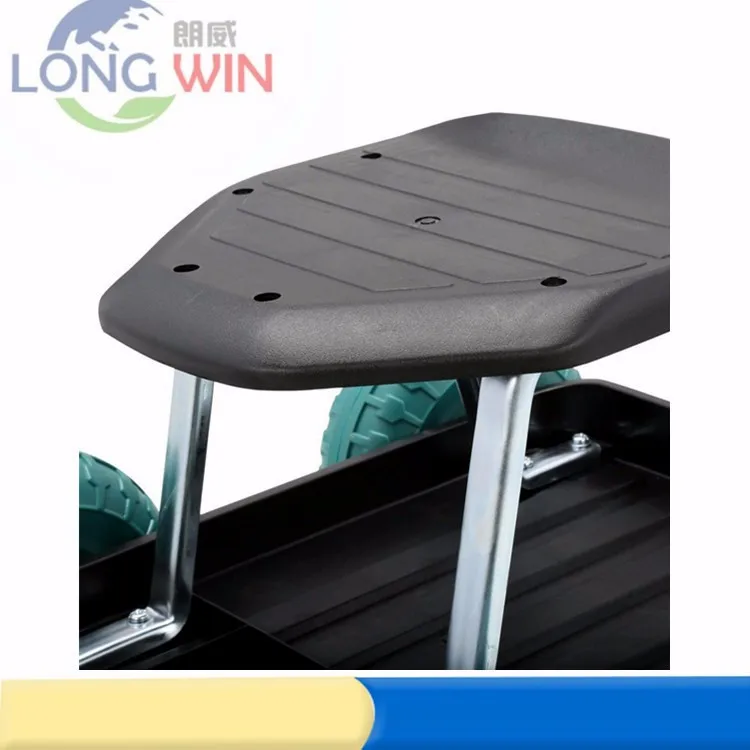 Heavy Duty Garden Tool Plastic Rolling Removable Work Seat Cart - Buy