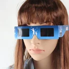 paper eclipse glasses funny paper glasses hologram logo paper glasses
