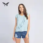 Eco friendly soft beach new fashion designer blouse women tops design catalogue