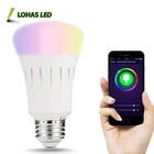 Tuya App/Google HomeAlexa Voice Control Smart WiFi Light Bulb Dimmable RGBW 9W Smart Bulb