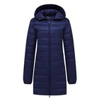 Oversized Women Autumn Winter Long Hooded Parka Coat Cotton Padded Jacket Female Loose Coats hooded padded coat