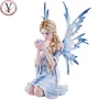 Factory Custom made best home decoration gift polyresin resin flowerfairies figurines