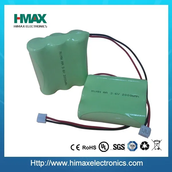 Ni-mh Aa 1200mah 3.6v Rechargeable Electric Torch Batteries Pack - Buy ...