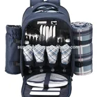 Outdoor Lunch Bag Kids Thermos Picnic Backpack With Cooler Compartment