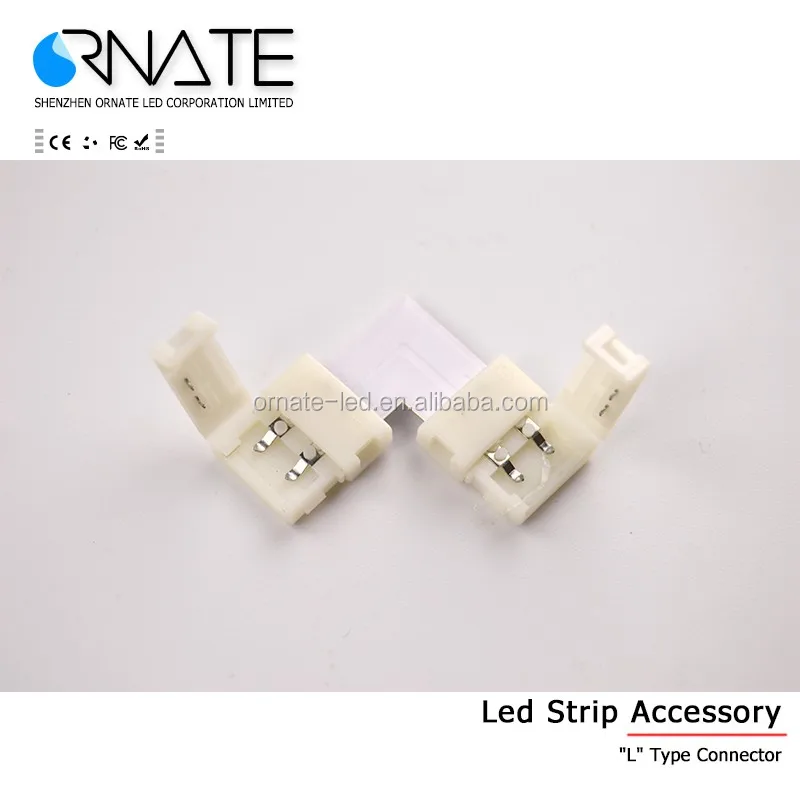 led strip connector 4 pin 90 degree