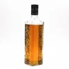 750ml embossing design square shape brandy whisky vodka glass bottle