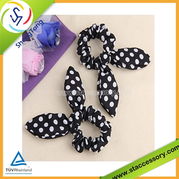 Fashion and cute assessories elastic hair band ,fabric pony holder