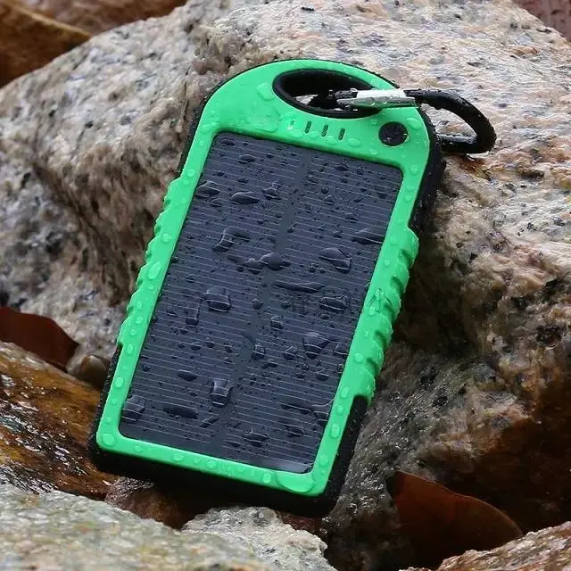 jipstar Portable waterproof solar panel led light power bank charger, solar powerbank with compass - ANKUX.COM