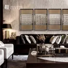 Modern style living room decoration abstract painting picture metal wall art