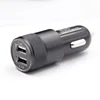 12v dc Metal 2 port USB car charger for dual USB 2.1a mobile car charger