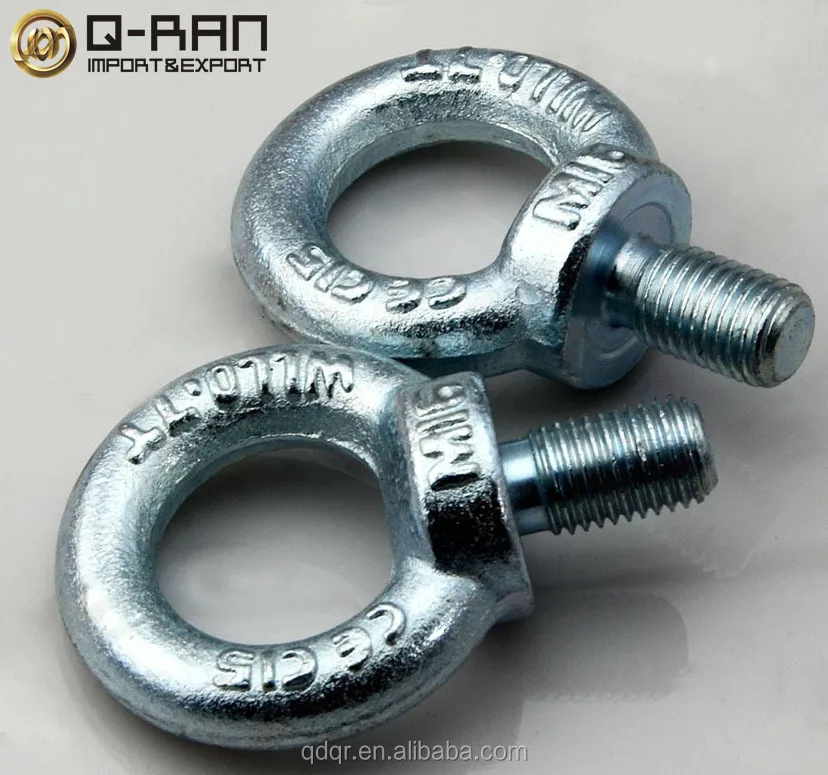 Heavy Duty Rigging Din 580 Towing Eye Bolt Drop Forged Eye Bolt M16 ...