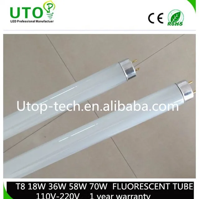 18w 36w t8 fluorescent light 0.6m 1.2m/fluorescent lamp tube