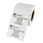 Custom design logo printing OEM sticker bacode Direct thermal adhesive sticky sticker paper label roll