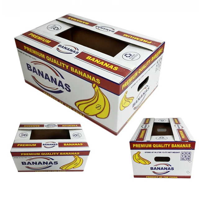 corrugated fruit delivery carton banana packaging boxes