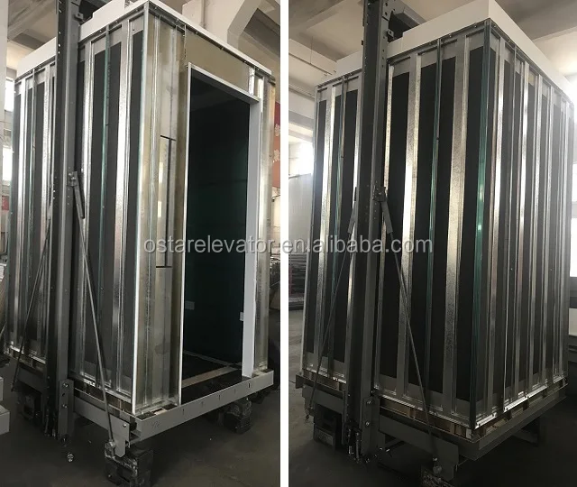 1:1 2:1 roping elevator car frame manufacturers passenger lift