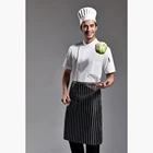 high quality Hotel Restaurant Chef Uniform Long Sleeve Double-breasted OEM Chef Uniform with pockets