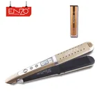 ENZO Hot Sale High Temperature salon Hair Straightener Customized Flat Iron For 2 In 1 Tourmaline Ceramic