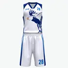 Best manufacturer sublimation basketball jersey custom logo
