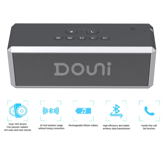 DOUNI Good Quality Stereo Loud Portable Wireless Bluetooth speaker - ANKUX.COM