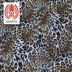 Brown Leopard Printed PU Leather 0.5 Mm Thickness Abrasion - Resistant