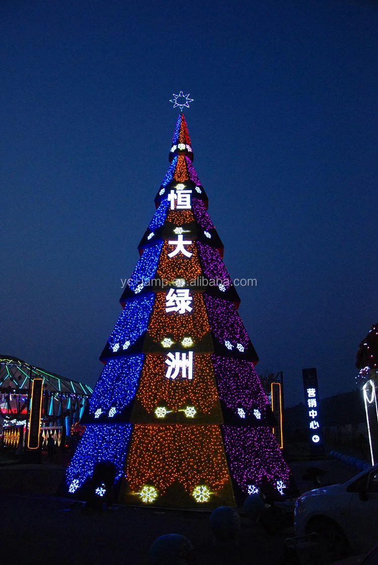 2018 hot sale artificial christmas tree with christmas light for