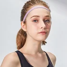 Silicone non-slip nylon elastic headband running yoga sports antiperspirant band
