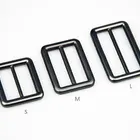 Strap Adjuster Strap Slider /Messenger Bag Hardware/Matt Gunmental/Inner Size 26mm(1"), 32mm(1.25") And 38mm(1.49")