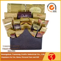 crocodile pu gift basket txb-028 for candy and chocolate in