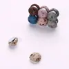 Strong Magnets Muslim Female Accessories Scarf Button For Fashion Cloth Chequered Silk