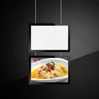 Advertising LED Crystal Slim Hanging Menu Crystal Light box