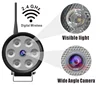 720P Wireless Work Lamp Camera Monitor System for truck trailer crane