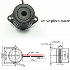 Piezo Buzzer Buzzerpiezo Piezo Buzzer 12v 3500Hz Piezo Beeper Buzzer With Wire 12V