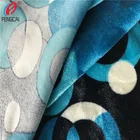 Printed 95% Polyester 5% Spandex Korea Velvet Fabric Stretch Fleece Fabric For Dress