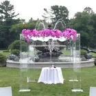 Wedding Transparent Acrylic Chuppah Huppah Wedding Canopy Acrylic Arch Mandap Canopy Chuppah