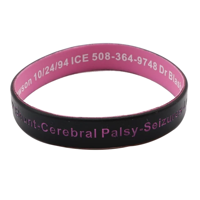 1/4 inch silicone wristband/ custom narrow silicone bracelet