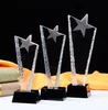 3d embossed custom medals and trophies crystal metal medal trophy awards star shape trophy for souvenir
