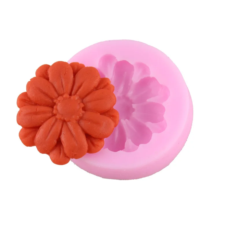 DIY silicone molded flower cake baking cake decorative arts tool chrysanthemum taobao 1688 agent