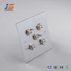 Aluminum Wall Mount BNC Connector Connection Plate