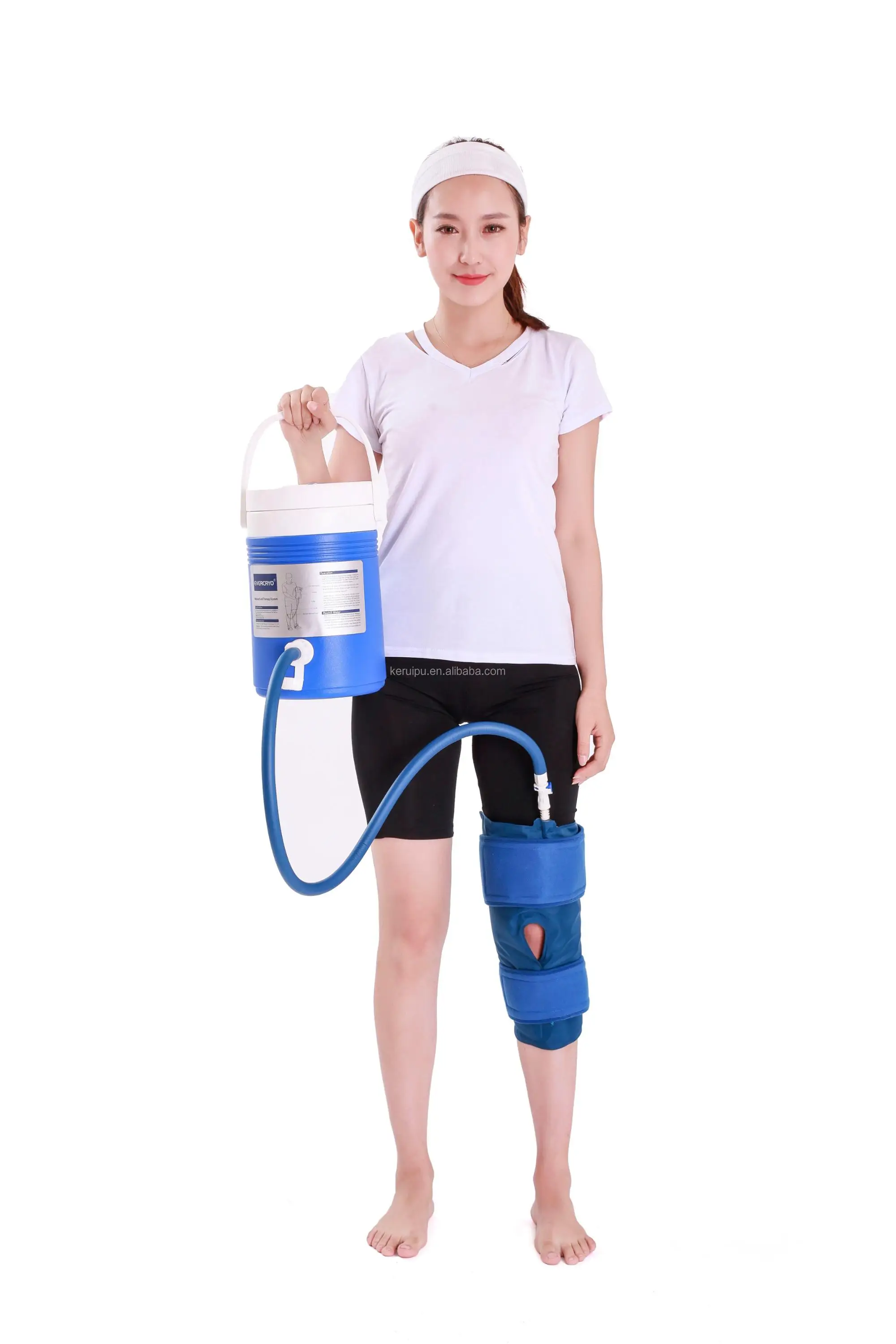 Ice Cuff With Cold Bucket / Knee Brace With Ice For Cold Therapy System