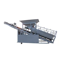 Mechanical sand screening machine for construction equipment