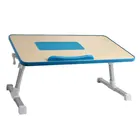 Folding wooden laptop table /desk /stand with usb fan