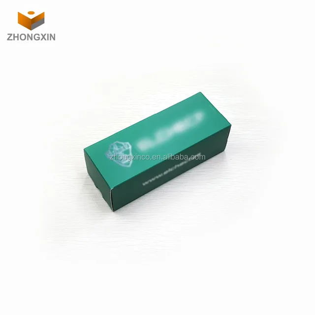 green foldable craft gift paper box custom printed