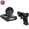 Creative gift Laser Gun Shooting Clock led digital gun Target Alarm Clock