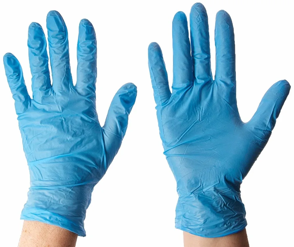 black nitrile 5mil gloves