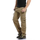 Khaki Khaki Men's Fashion Pants Men's Overalls Trousers