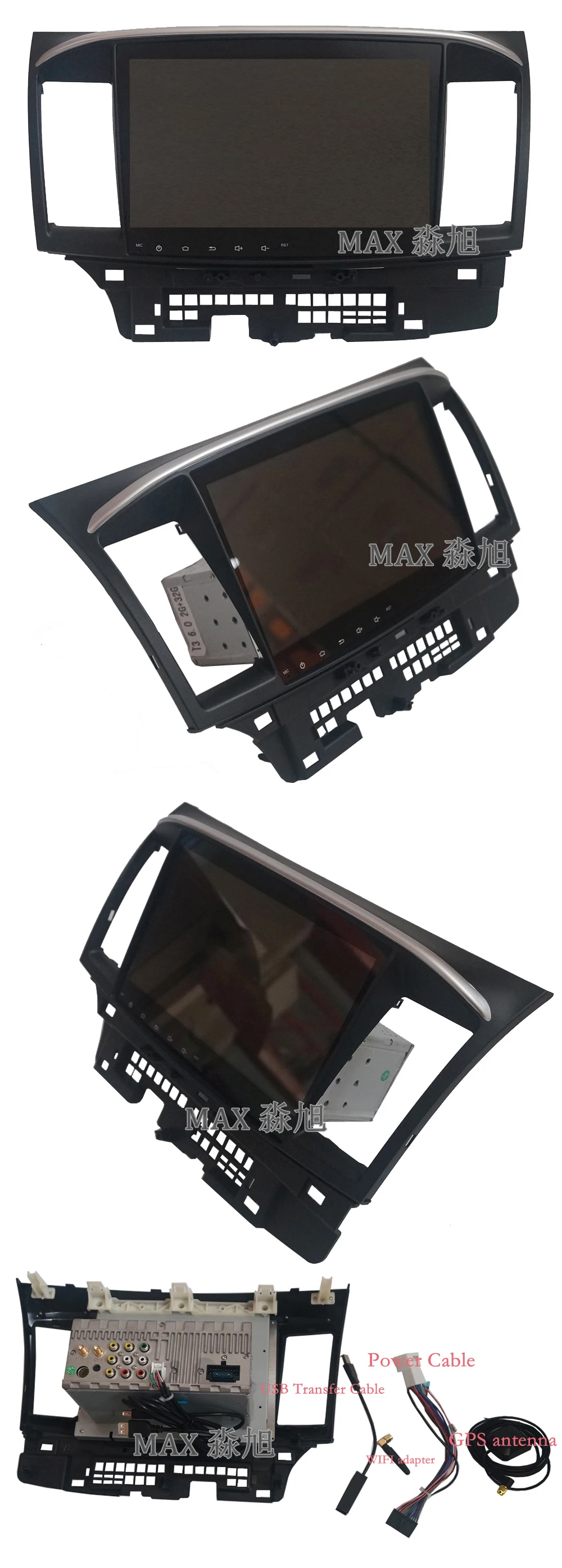 Flash Deal MAX Android 8.1 Car DVD Player for Mitsubishi Lancer Car Radio RDS GPS Navigation system Free Map Bluetooth Call swc mirror link 16