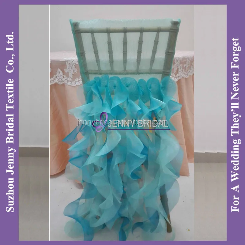 C187A dusky rose / pink chiavari chair covers for weddings with ruffles