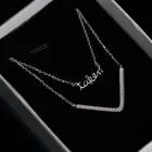 Personalized Custom Jewelry Gold Plated 925 Sterling Silver Necklace