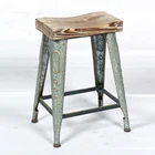 Antique Design Wooden Metal Chair Living Room Chair Wooden Dining Chair