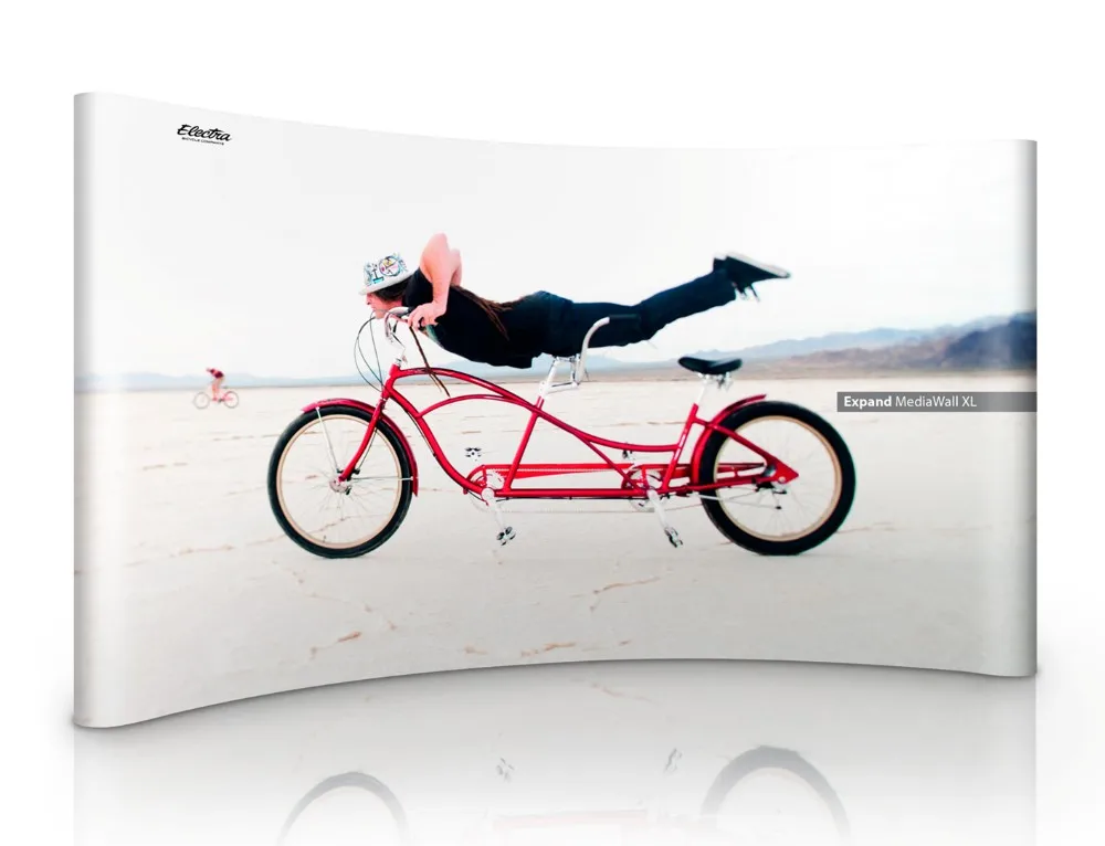 Custom Size High Quality Long Life Printed Type PP Advertising Banner Popup Stand